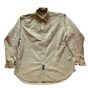 Ralph Lauren Tan Casual Button Down Shirt